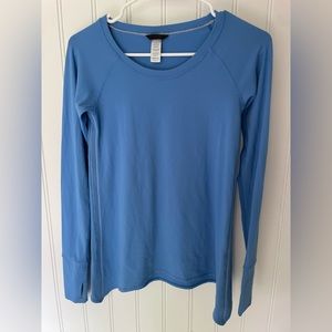 Ivivva Lululemon Practice Ready Long Sleeve Blue Top